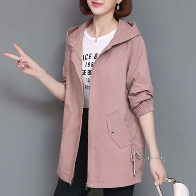 【HiuHiu 韓妍玥】薄款輕便典雅風衣