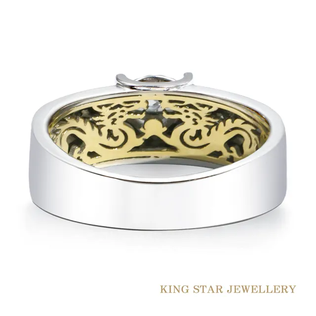 【King Star】50分 Dcolor 18K金 鑽石戒指 滿鑽雋永(3 Excellent極優 八心八箭)
