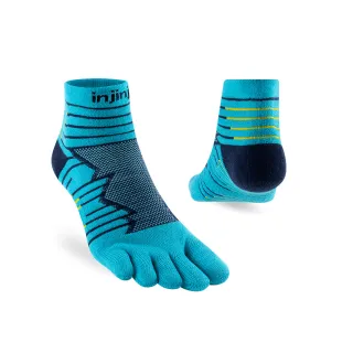 【Injinji】Ultra Run終極系列五趾短襪[太平洋藍]NAA6456(終極系列 五趾襪 短襪 跑襪 全馬 超馬)