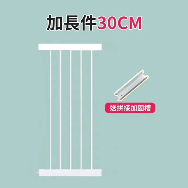 【小不記】高77公分 30公分寬 加長配件(雙向開門+自動回彈 兒童安全圍欄 寵物柵欄)