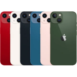 【Apple】A級福利品 iPhone 13 128G 6.1吋(原廠盒/電池85%/ 贈 傳輸線/厚膠玻璃貼/軍規空壓殼)