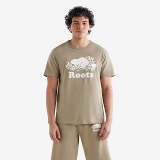 【Roots】Roots 男裝- COOPER BEAVER短袖T恤(沙色)