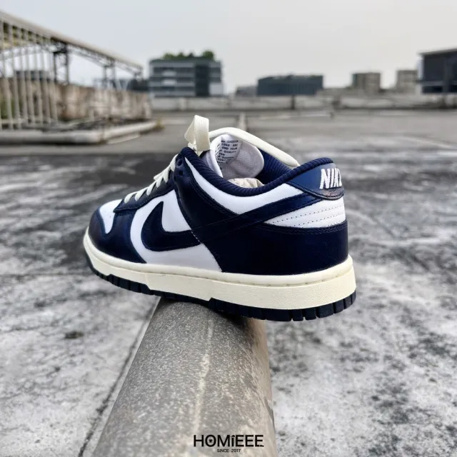 NIKE 耐吉】Nike Dunk Low Vintage Navy 奶油底海軍藍(FN7197