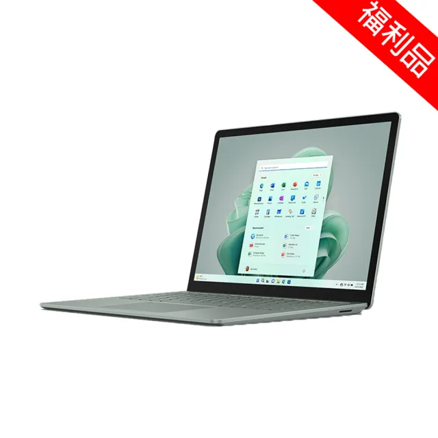 【Microsoft 微軟】A福利品 Surface Laptop5 13吋i5輕薄觸控筆電-莫蘭迪綠(i5-1235U/8G/512G/W11)