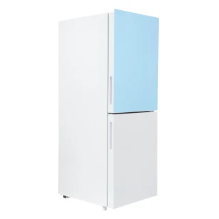【Haier 海爾】170L 一級能效彩色玻璃風冷無霜冰箱-藍白色(HGR170WB上冷藏110L/下冷凍60L)