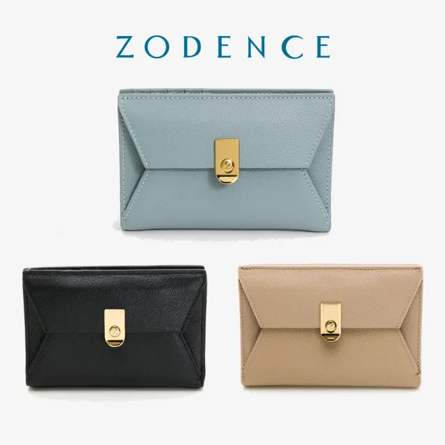 【ZODENCE 佐登司】CELINE進口牛皮簡約中夾(多色)