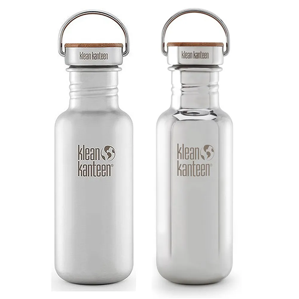【Klean Kanteen】竹片鋼蓋不鏽鋼冷水瓶(532ml)