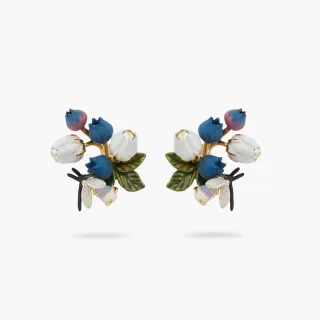 【Les Nereides】藍莓與螢火蟲耳環