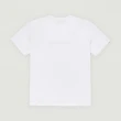【Hang Ten】男裝-速乾棉吸濕快乾抗菌除臭品牌精神標語刺繡短袖T恤(白)