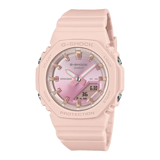 CASIO 卡西歐 G-SHOCK夏季光澤雙顯錶(GMA-P2100SG-4A)