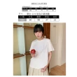【UniStyle】短袖T恤 韓系立體花朵刺繡上衣 女 EAX2351F(珍珠白)