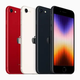 【Apple】A+級福利品 iPhone SE 3 64G 4.7吋（贈充電組+螢幕玻璃貼+氣墊空壓殼）