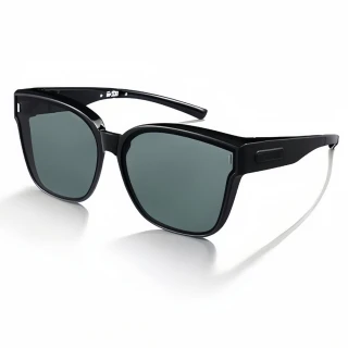 【Quinta】UV400舒適加大包覆型偏光太陽眼鏡(TR材質/輕便摺疊/度數族必備套鏡超實用-QTT01)