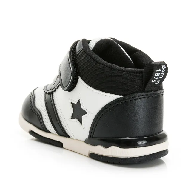 【MOONSTAR 月星】寶寶鞋HI!!系列十大機能鞋(黑白、綠、紫)