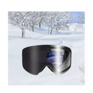 【TWBUY 台灣好購】全天候智能變色滑雪鏡(雙層防霧 大柱面 復古機車護目鏡 護眼)