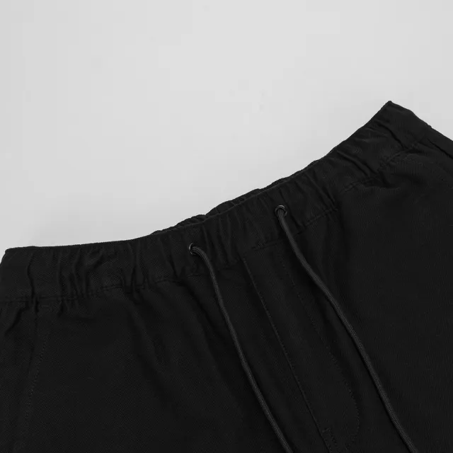 【Dickies】男款黑色鬆緊褲腰抽繩設計短褲｜DK011589BLK