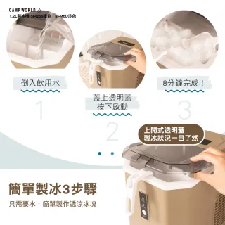SANSUI 山水 1.2L製冰機 贈收納袋 銀色SI-Q5S 沙色SI-(冰)