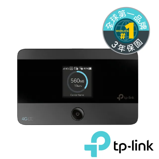 【TP-LINK】M7350 4G 進階版LTE 行動Wi-Fi分享器(分享器)