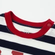 【GAP】男幼童裝 Logo純棉圓領短袖T恤-藍白條紋(890229)