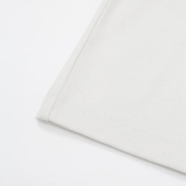 【GAP】女裝 純棉圓領短袖針織毛衣-白色(874528)