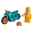 【LEGO 樂高】City-小雞特技摩托車(60310)
