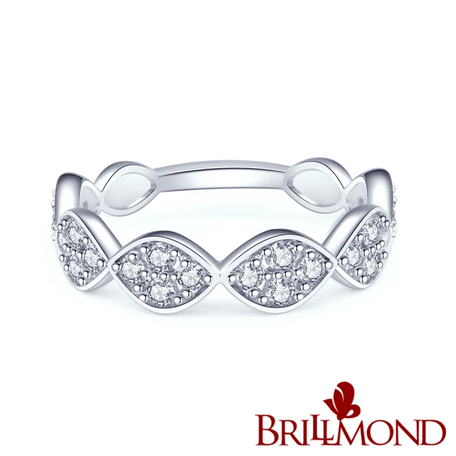 BRILLMOND JEWELRY 60分18K金馬眼款鑽戒(總重60分 18K白金台)