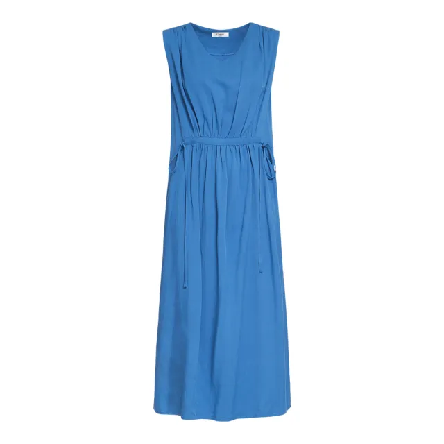 【OUWEY 歐薇】夏日洋裝(藍色；S-L；3242257507)
