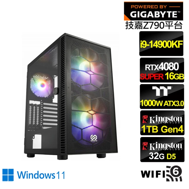 技嘉平台 i9廿四核GeForce RTX 4080S Wi