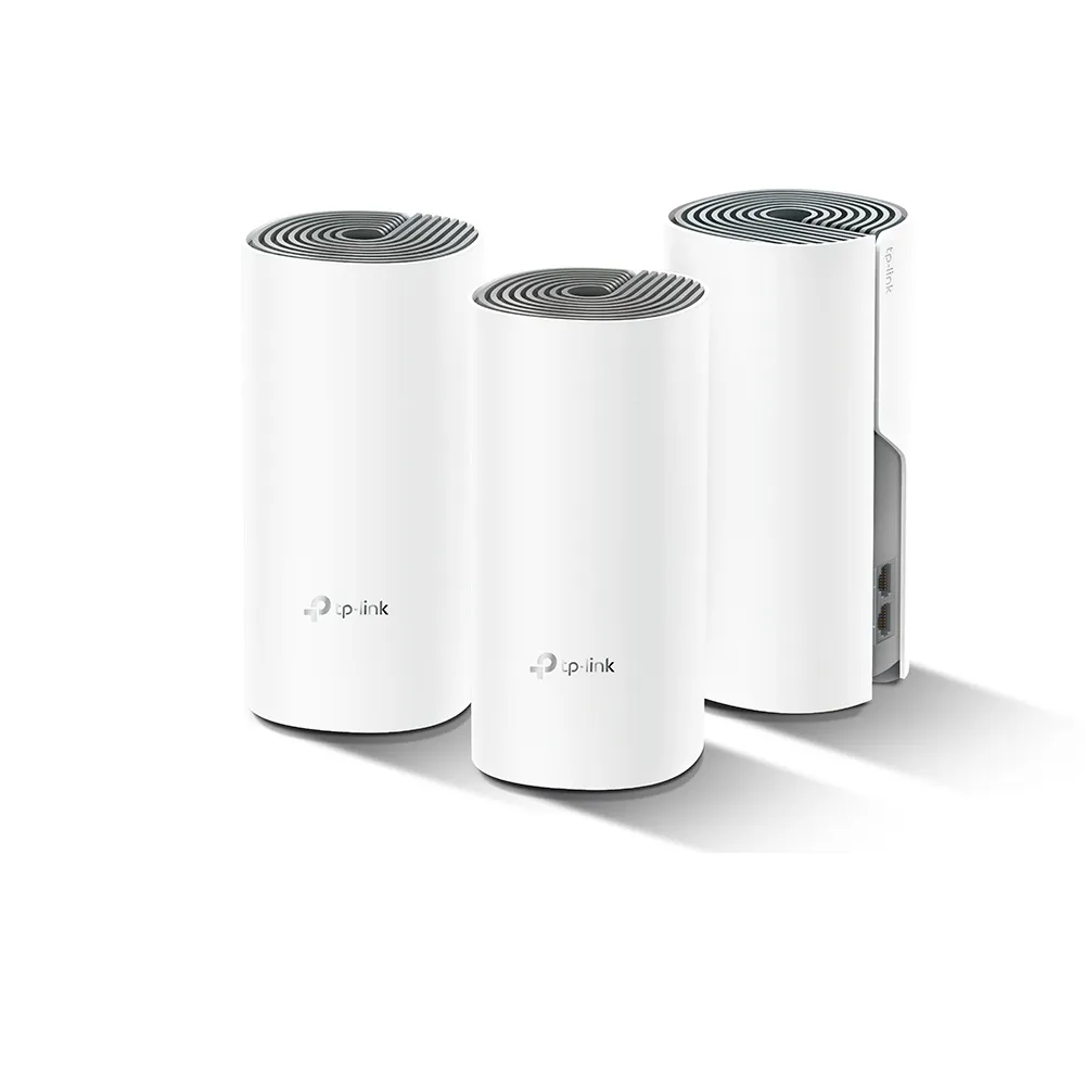 【TP-Link】三入組-Deco E4 Mesh無線網路wifi分享系統網狀路由器(Wi-Fi 分享器)