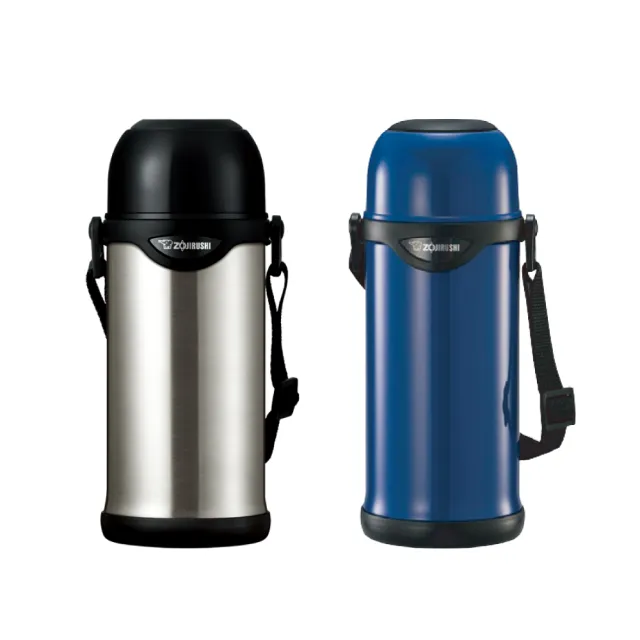 【ZOJIRUSHI 象印】不鏽鋼真空保溫瓶/保冰/環保杯-800ml(SJ-TG08 有背帶)