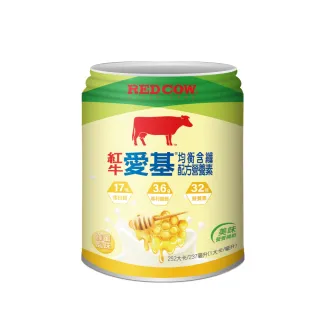 【RED COW 紅牛】官方直營 愛基均衡含纖配方營養素(蜂蜜口味237ml X24入)