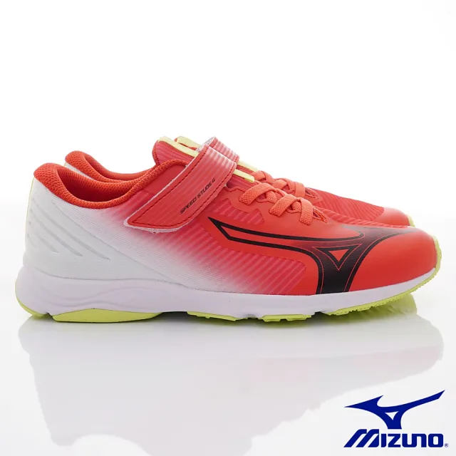 【MIZUNO 美津濃】Speed Studs Belt 4大童慢跑鞋(K1GC242301紅白-18-24.5cm)