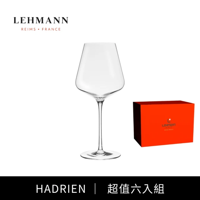 【Lehmann】法國 F.Sommier 三星侍酒師二子Hadrien 紅/白酒杯 450ml-6入組