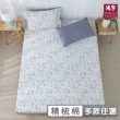 【HongYew 鴻宇】100%精梳棉 床包枕套組-多款任選(雙人加大)