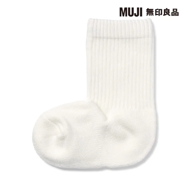 【MUJI 無印良品】兒童棉混足底圈絨厚織直角襪(共3色)