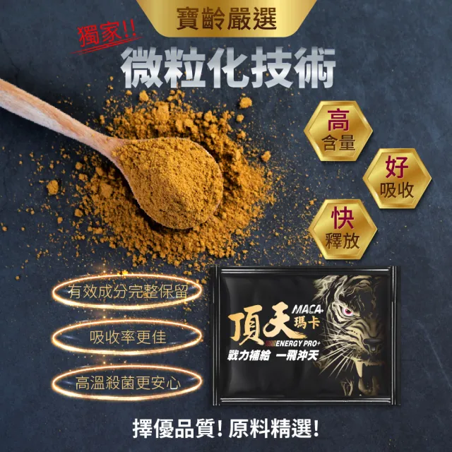 即期品【寶齡富錦】頂天瑪卡-MACA 6盒(28包/盒)