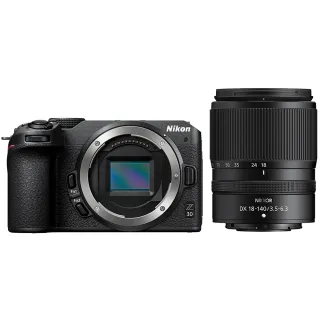 【Nikon 尼康】Z30 + Z 18-140mm VR KIT 旅遊鏡組(公司貨 APS-C無反微單眼相機)