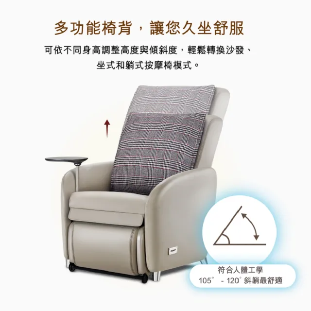 【OSIM】沙發小天后 OS-8211 贈靠枕套(AI按摩椅/按摩沙發/單人沙發/電動沙發)