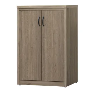 【文創集】楚門2.7尺二門中鞋櫃(三色可選)