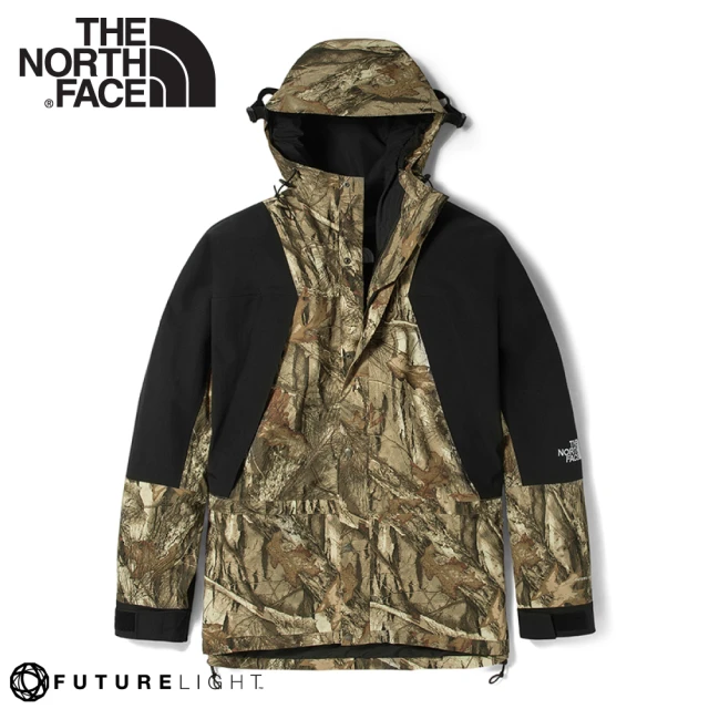 The North Face 男 ICON 防水防風外套 美版《森林印花/黑》4R52/衝鋒衣/防水外套/風雨衣(悠遊山水)