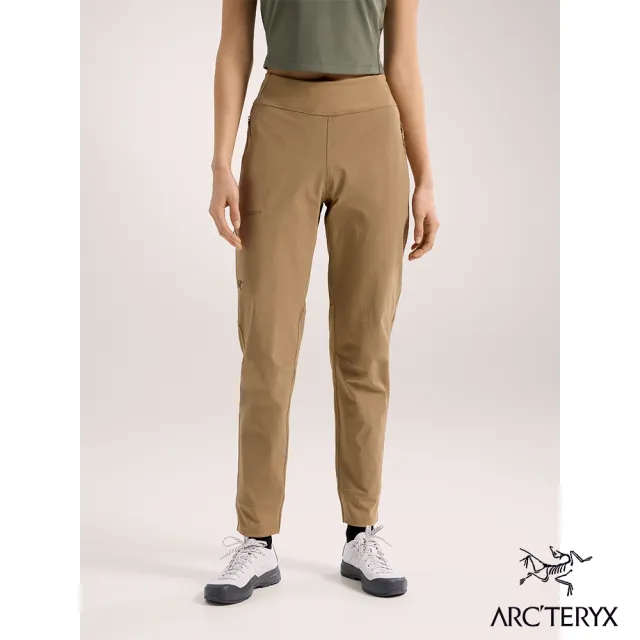 【Arcteryx 始祖鳥官方直營】女 Gamma Hybrid 軟殼長褲(帆布棕)
