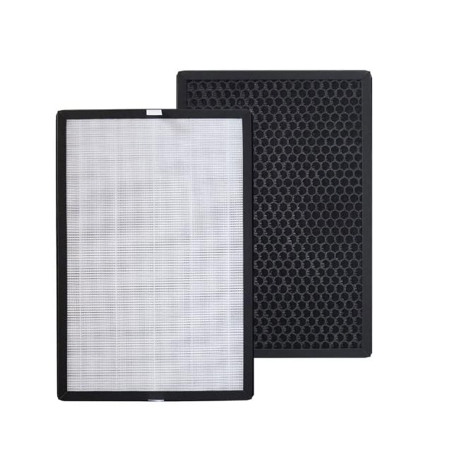 【PUREBURG】適用One Amadana薄型空氣清淨機 PA-301T PA301T複合式高效HEPA活性碳光觸媒3合1 副廠濾網