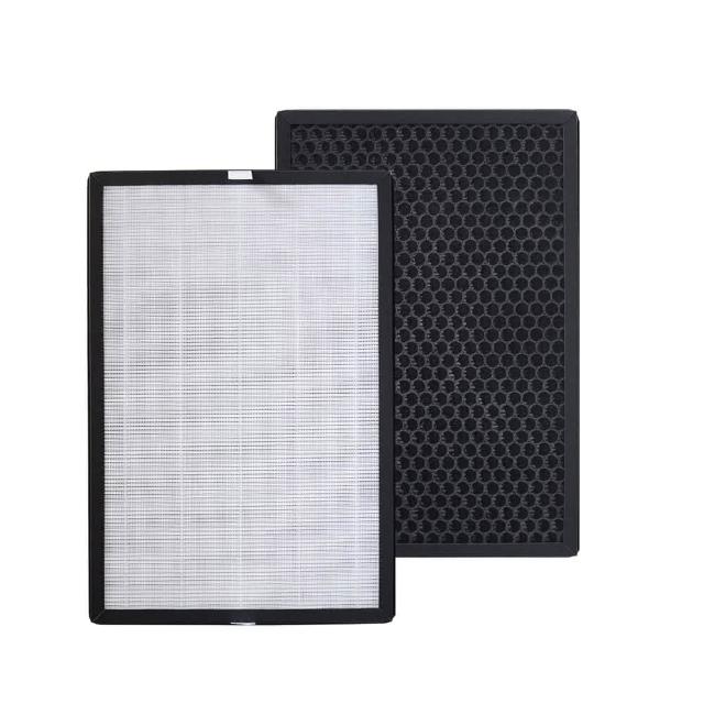【PUREBURG】適用One Amadana薄型空氣清淨機 PA-301T PA301T複合式高效HEPA活性碳光觸媒3合1 副廠濾網