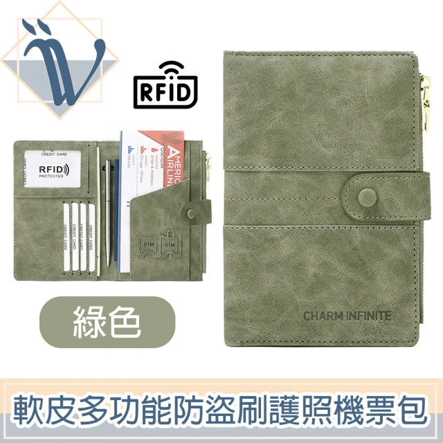 M.E 可用Airtag 防盜刷RFID 防丟防刮多功能護照