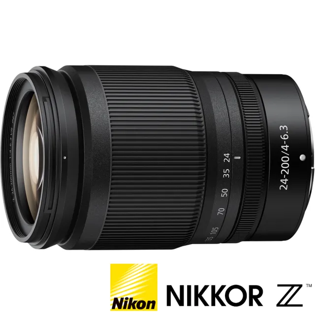 【Nikon 尼康】NIKKOR Z 24-200mm F4-6.3 VR(公司貨 變焦旅遊鏡 Z 系列微單眼鏡頭)