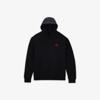 【NIKE 耐吉】Awake Ny x Jordan 帽T 黑紅 FQ5444-010(Jordan 聯名款 服飾 帽踢 帽T 長袖上衣)