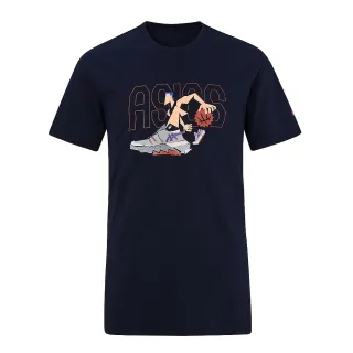 【asics 亞瑟士】短袖上衣 男女中性款 籃球上衣(2063A397-400)