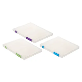 【KEYWAY 聯府】A4文書檔案盒-3入 顏色隨機(薄款 A4紙 文件收納盒 MIT台灣製造)