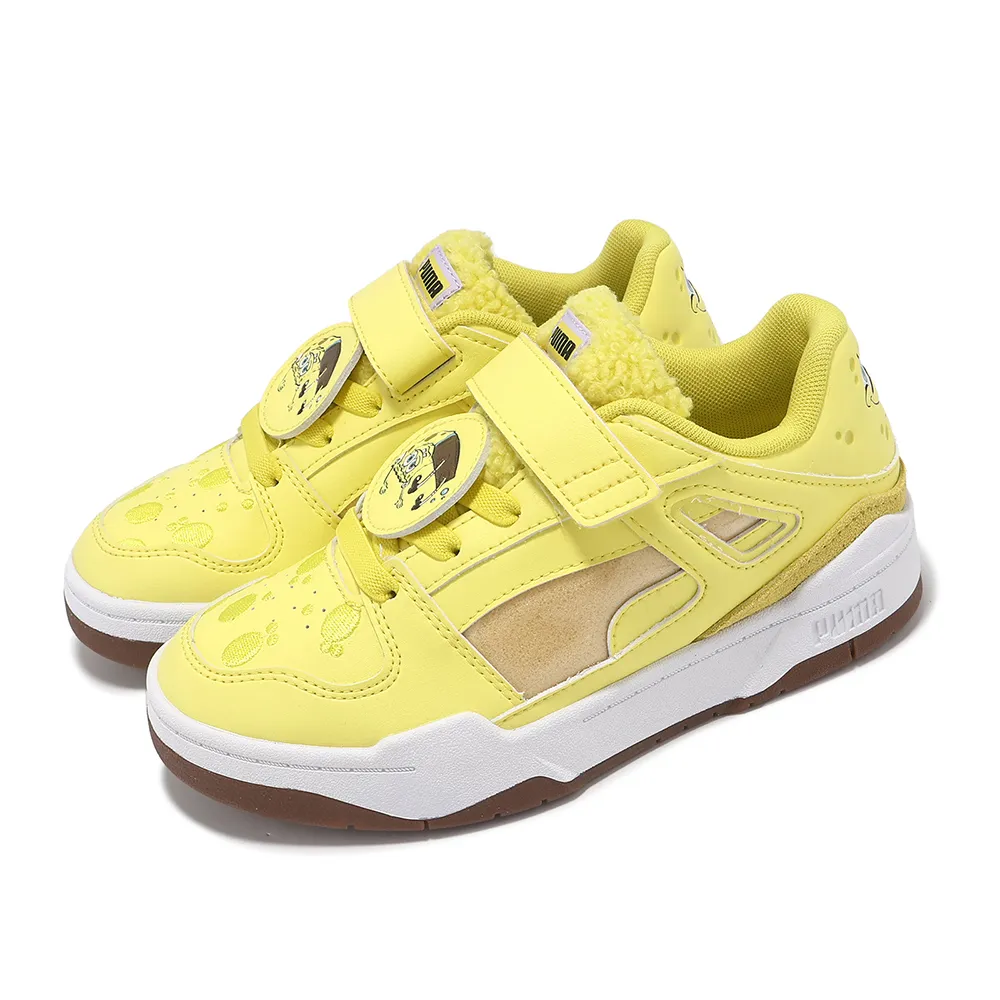 【PUMA】x Spongebob 休閒鞋 Slipstream 2 AC+PS 中童 小朋友 聯名 海綿寶寶(391645-01)