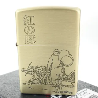 【Zippo】日系~吉卜力工作室-宮崎駿-紅豬-Savoia號圖案設計